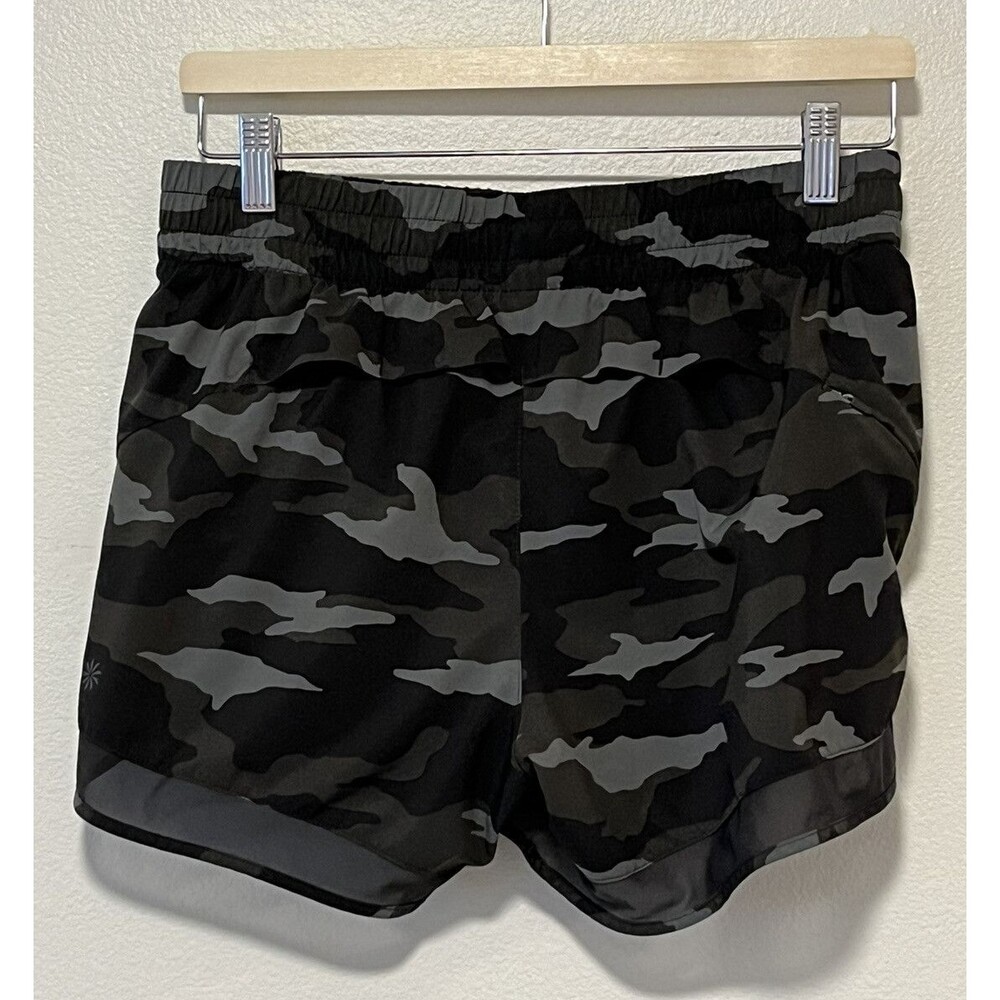 Athleta Mesh Racer 4” Camo Running Shorts in Size Small Lined Athleisure Active - Picture 2 of 8